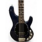 Used Sterling by Music Man Ray34 Blue Electric Bass Guitar