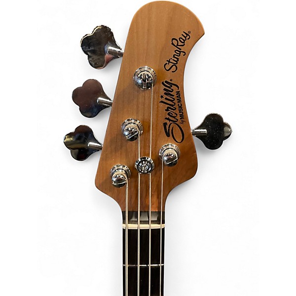Used Sterling by Music Man Ray34 Blue Electric Bass Guitar