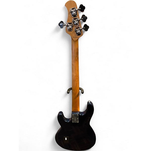 Used Sterling by Music Man Ray34 Blue Electric Bass Guitar