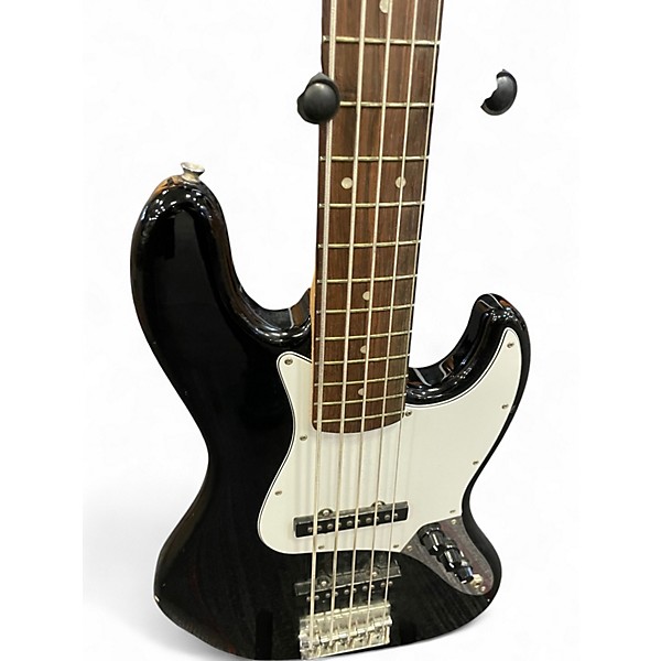 Used Squier Affinity Jazz Bass V 5 String Black Electric Bass Guitar