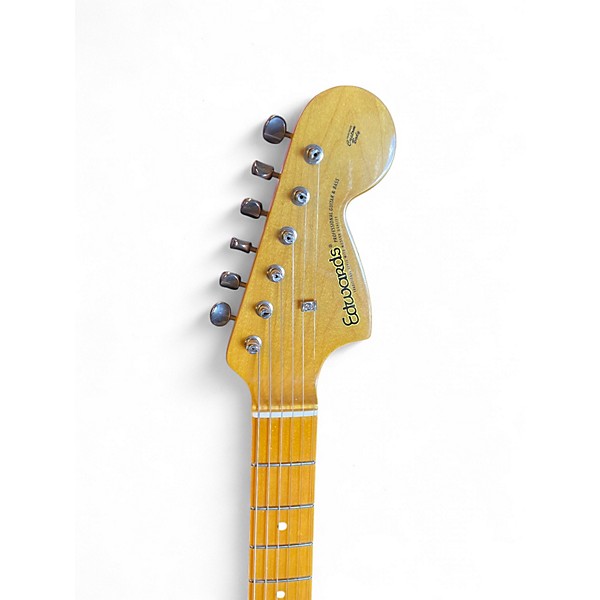 Used Edwards By Esp ST Vintage White Solid Body Electric Guitar