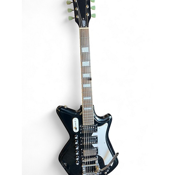 Used Eastwood Airline 59 Black Solid Body Electric Guitar