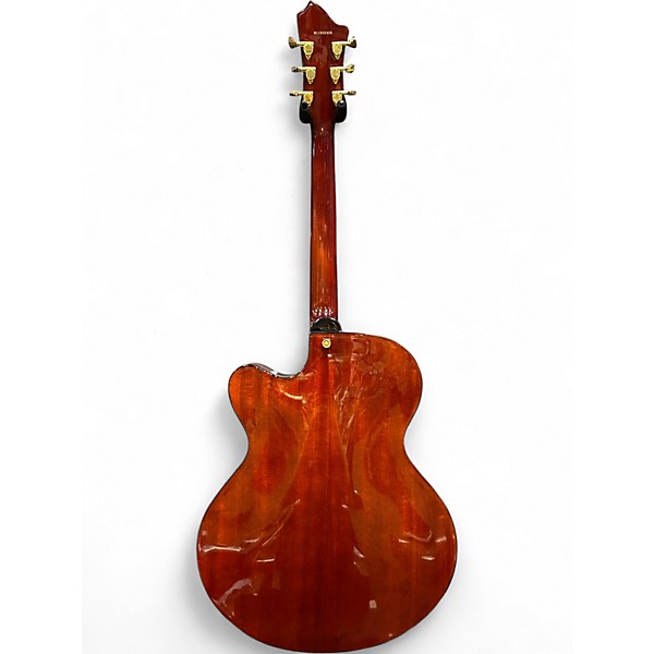 Used Hagstrom HL550 Trans Red Hollow Body Electric Guitar