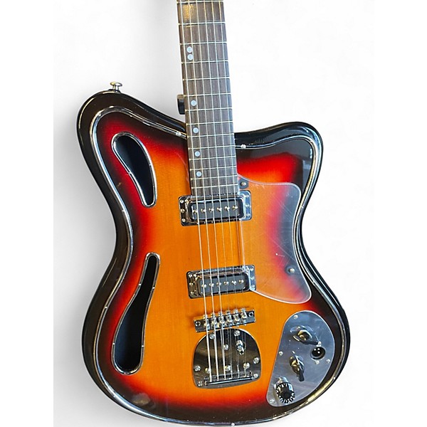 Used Eastwood Saturn 63 3 Color Sunburst Solid Body Electric Guitar