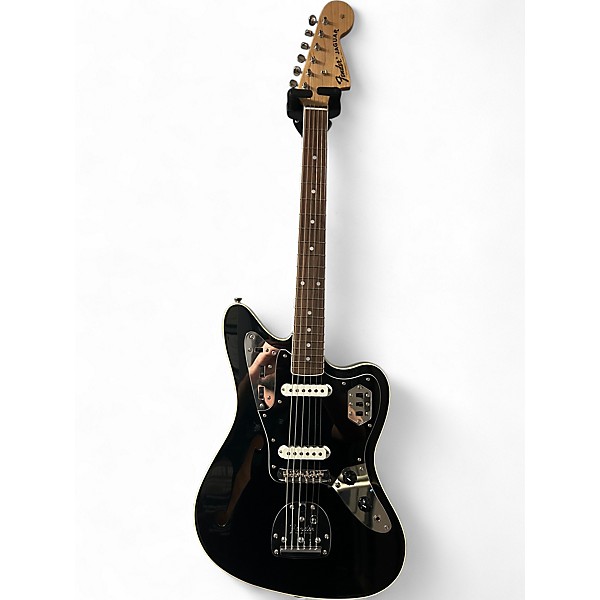 Used Fender Ltd Jaguar Thinline Black Hollow Body Electric Guitar