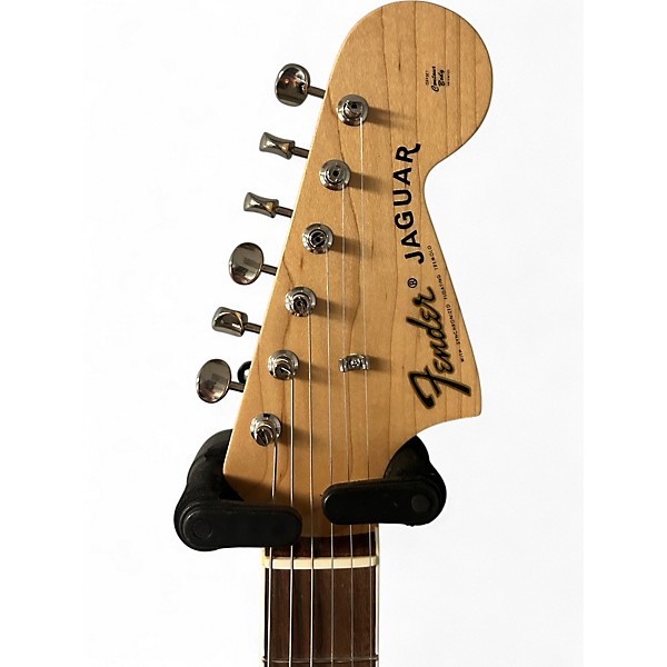 Used Fender Ltd Jaguar Thinline Black Hollow Body Electric Guitar