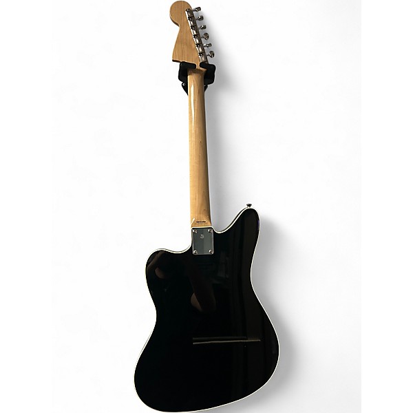 Used Fender Ltd Jaguar Thinline Black Hollow Body Electric Guitar