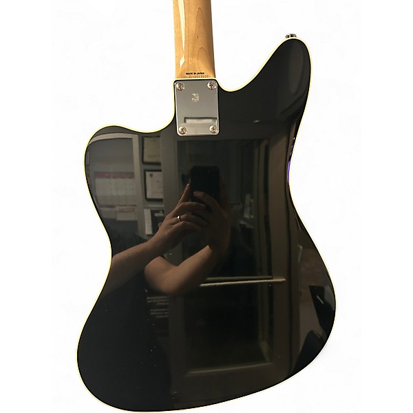 Used Fender Ltd Jaguar Thinline Black Hollow Body Electric Guitar