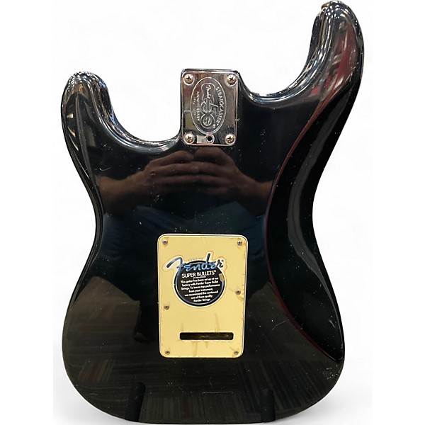 Used 2004 Fender 50th Anniversary American Stratocaster Black Solid Body Electric Guitar