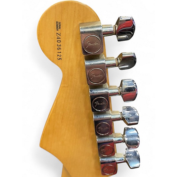 Used 2004 Fender 50th Anniversary American Stratocaster Black Solid Body Electric Guitar