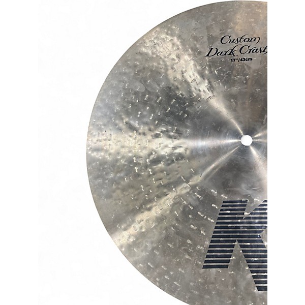 Used Zildjian 17in K Custom Dark Crash Cymbal