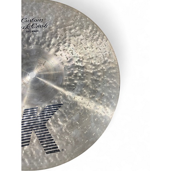 Used Zildjian 17in K Custom Dark Crash Cymbal