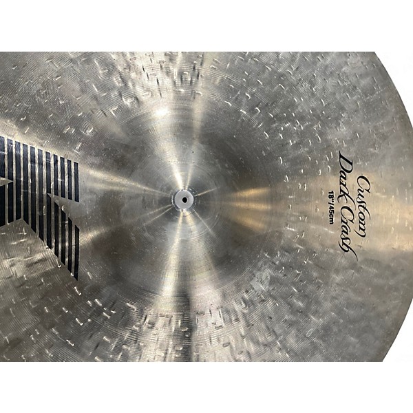 Used Zildjian 18in K Custom Dark Crash Cymbal