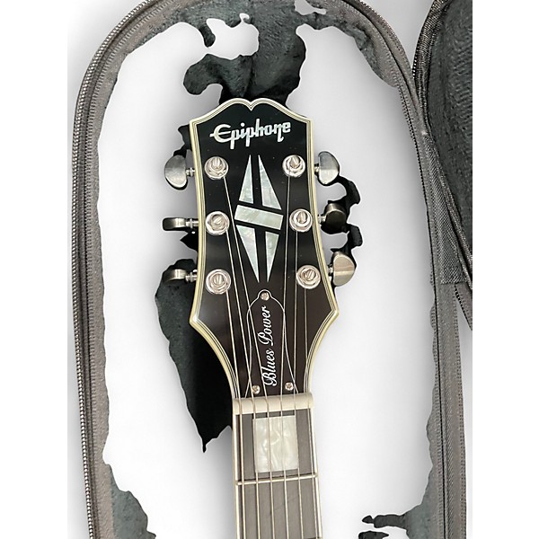 Used Epiphone BLUES LOVER Blue Solid Body Electric Guitar