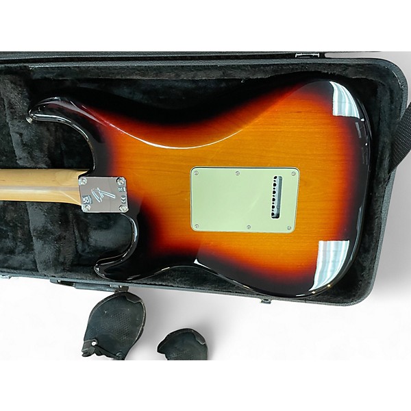 Used Fender Player Stratocaster 2 Tone Sunburst Solid Body Electric Guitar