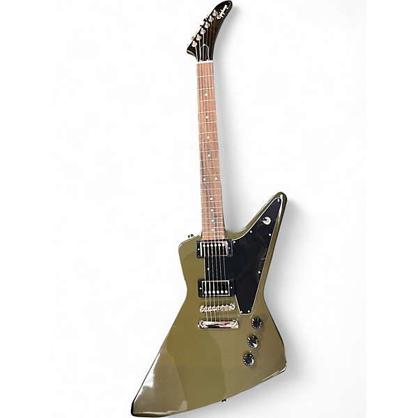 Used Epiphone Explorer Pro FOREST GREEN Solid Body Electric Guitar