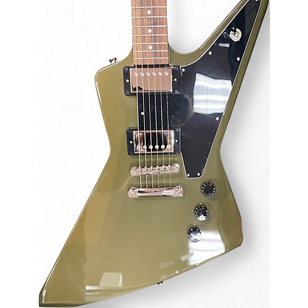 Used Epiphone Explorer Pro FOREST GREEN Solid Body Electric Guitar