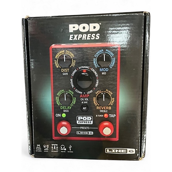 Used Line 6 Pocket Pod Express Amp Modeler Effect Processor