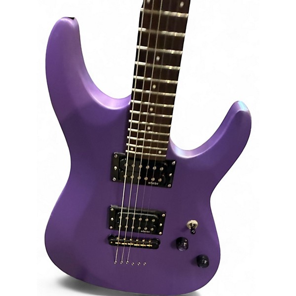 Used Schecter Guitar Research C6 DELUXE Purple Solid Body Electric Guitar