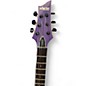 Used Schecter Guitar Research C6 DELUXE Purple Solid Body Electric Guitar