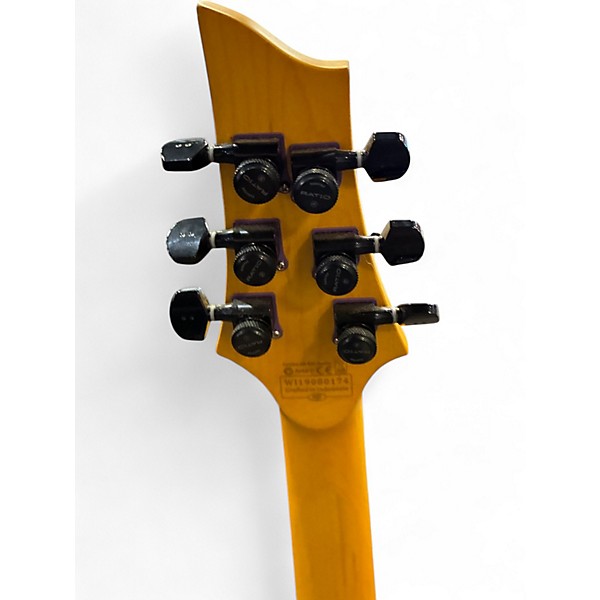 Used Schecter Guitar Research C6 DELUXE Purple Solid Body Electric Guitar