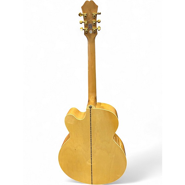 Used Epiphone EJ200SCE Natural Acoustic Electric Guitar