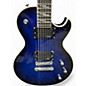 Used Schecter Guitar Research SOLO II DIAMOND SERIES Blue Burst Solid Body Electric Guitar