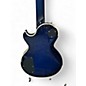 Used Schecter Guitar Research SOLO II DIAMOND SERIES Blue Burst Solid Body Electric Guitar