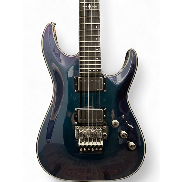 Used Schecter Guitar Research Hellraiser C1 Hybrid Purple Solid Body Electric Guitar