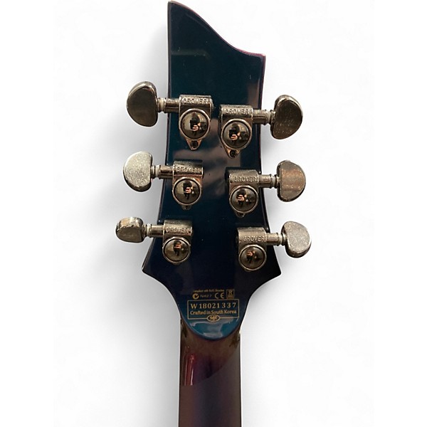 Used Schecter Guitar Research Hellraiser C1 Hybrid Purple Solid Body Electric Guitar