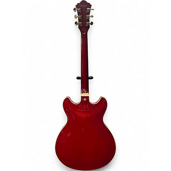 Used Ibanez AS93FM Transparent Cherry Red Hollow Body Electric Guitar