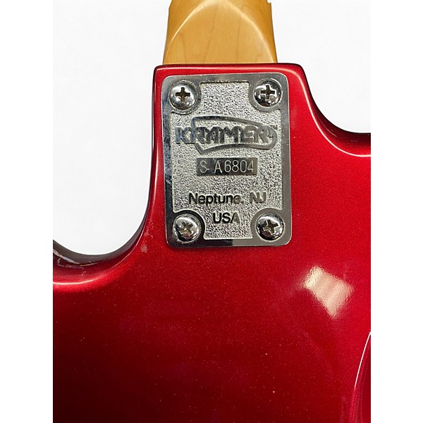 Used Kramer STRIKER 100ST Candy Apple Red Solid Body Electric Guitar