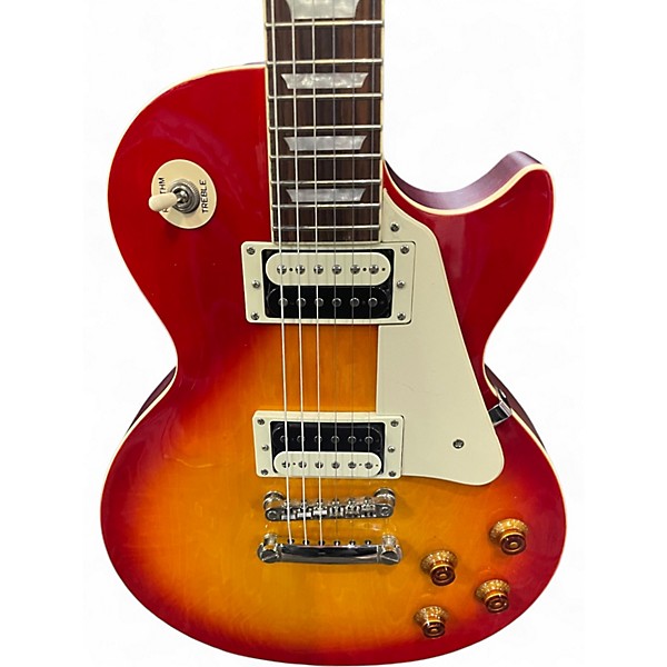 Used Epiphone Les Paul Traditional Pro Cherry Sunburst Solid Body Electric Guitar