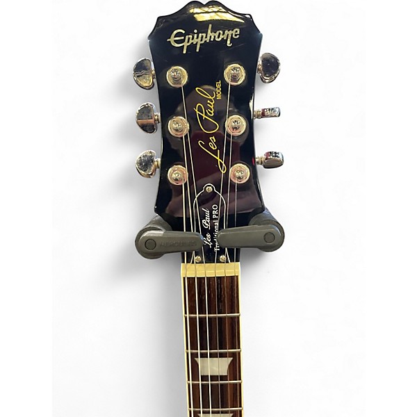 Used Epiphone Les Paul Traditional Pro Cherry Sunburst Solid Body Electric Guitar