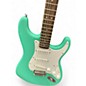 Used Squier Stratocaster Green Solid Body Electric Guitar