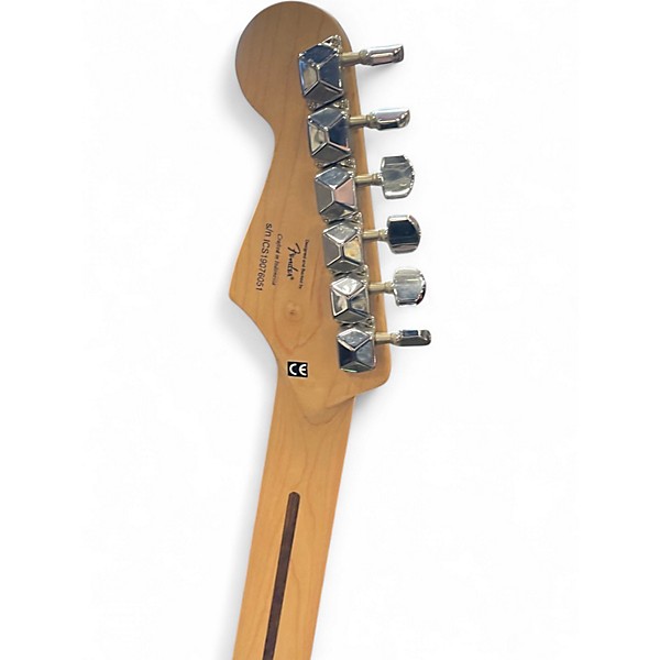 Used Squier Stratocaster Green Solid Body Electric Guitar