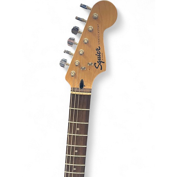 Used Squier Stratocaster Green Solid Body Electric Guitar