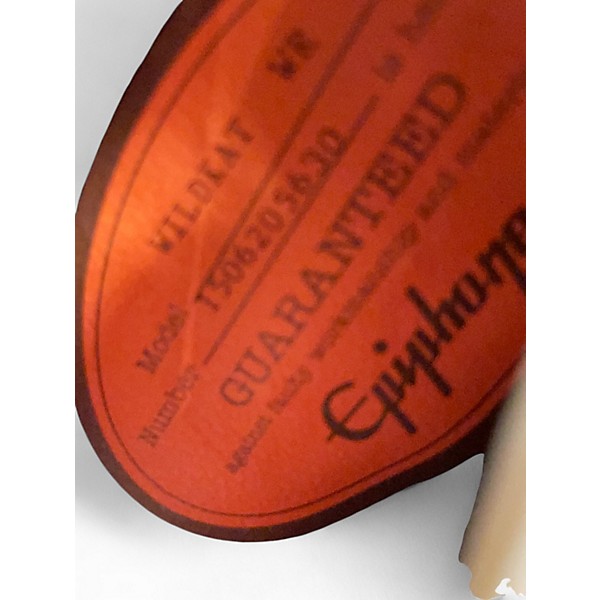 Used Epiphone Wildkat RED Hollow Body Electric Guitar