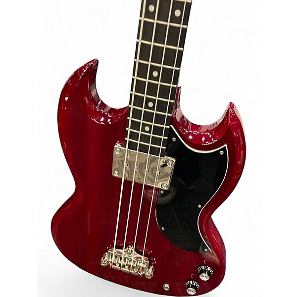 Used Epiphone EB-0 Red Electric Bass Guitar