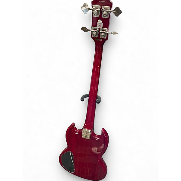 Used Epiphone EB-0 Red Electric Bass Guitar