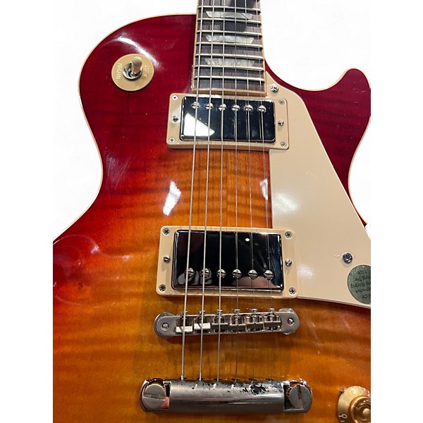 Used 2018 Gibson Les Paul Traditional Cherry Sunburst Solid Body Electric Guitar