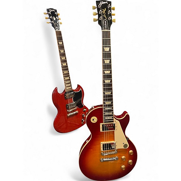 Used 2018 Gibson Les Paul Traditional Cherry Sunburst Solid Body Electric Guitar