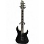 Used Schecter Guitar Research PT SLS Evil Twin Satin Black Solid Body Electric Guitar thumbnail