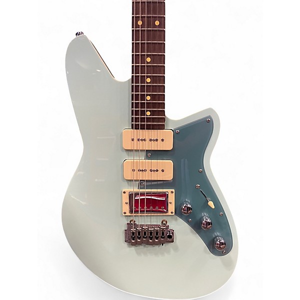 Used Reverend Six Gun HPP Chronic Blue Burst Solid Body Electric Guitar