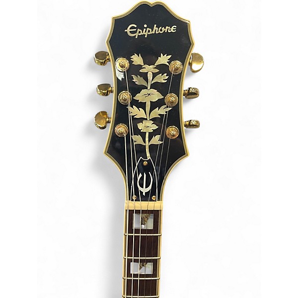 Used Epiphone Sheraton II PRO Black Hollow Body Electric Guitar