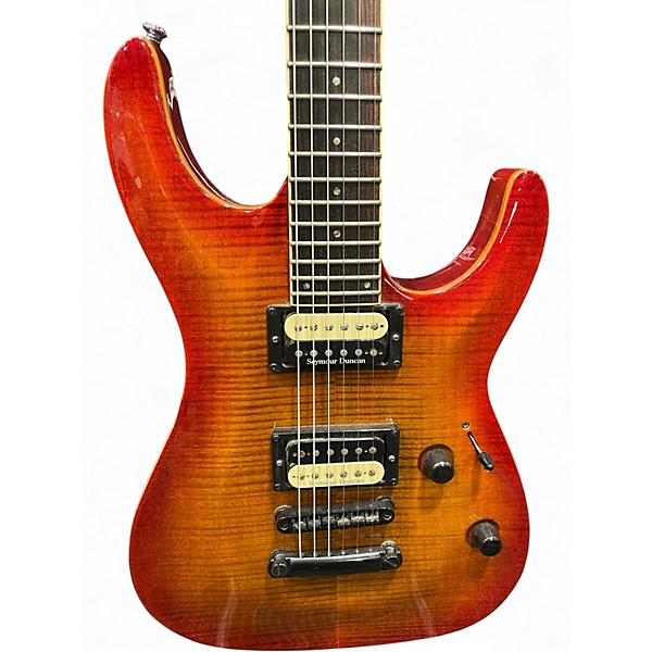Used 2004 ESP LTD H400  AMBER CHERRY SUNBURST Solid Body Electric Guitar