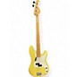 Used Fender Player Precision Bass Banana Yellow Electric Bass Guitar thumbnail