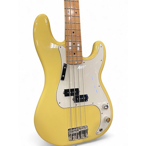 Used Fender Player Precision Bass Banana Yellow Electric Bass Guitar