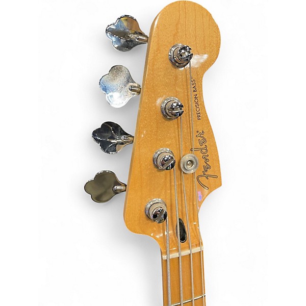 Used Fender Player Precision Bass Banana Yellow Electric Bass Guitar