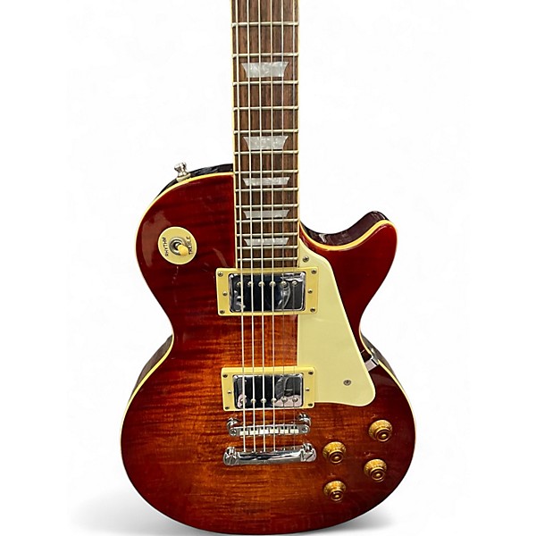 Used Epiphone Les Paul Standard Amber Solid Body Electric Guitar